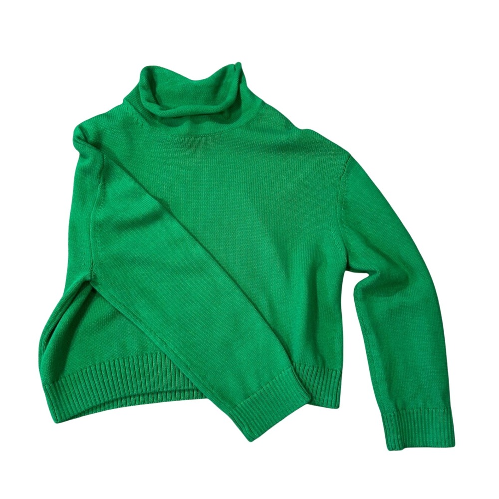 100% COTTON COPPER KEY winter green XL women's sweater